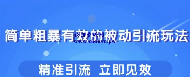 柚子团队内部课程:几个简单粗暴,立即操作立即见效的精准引流玩法